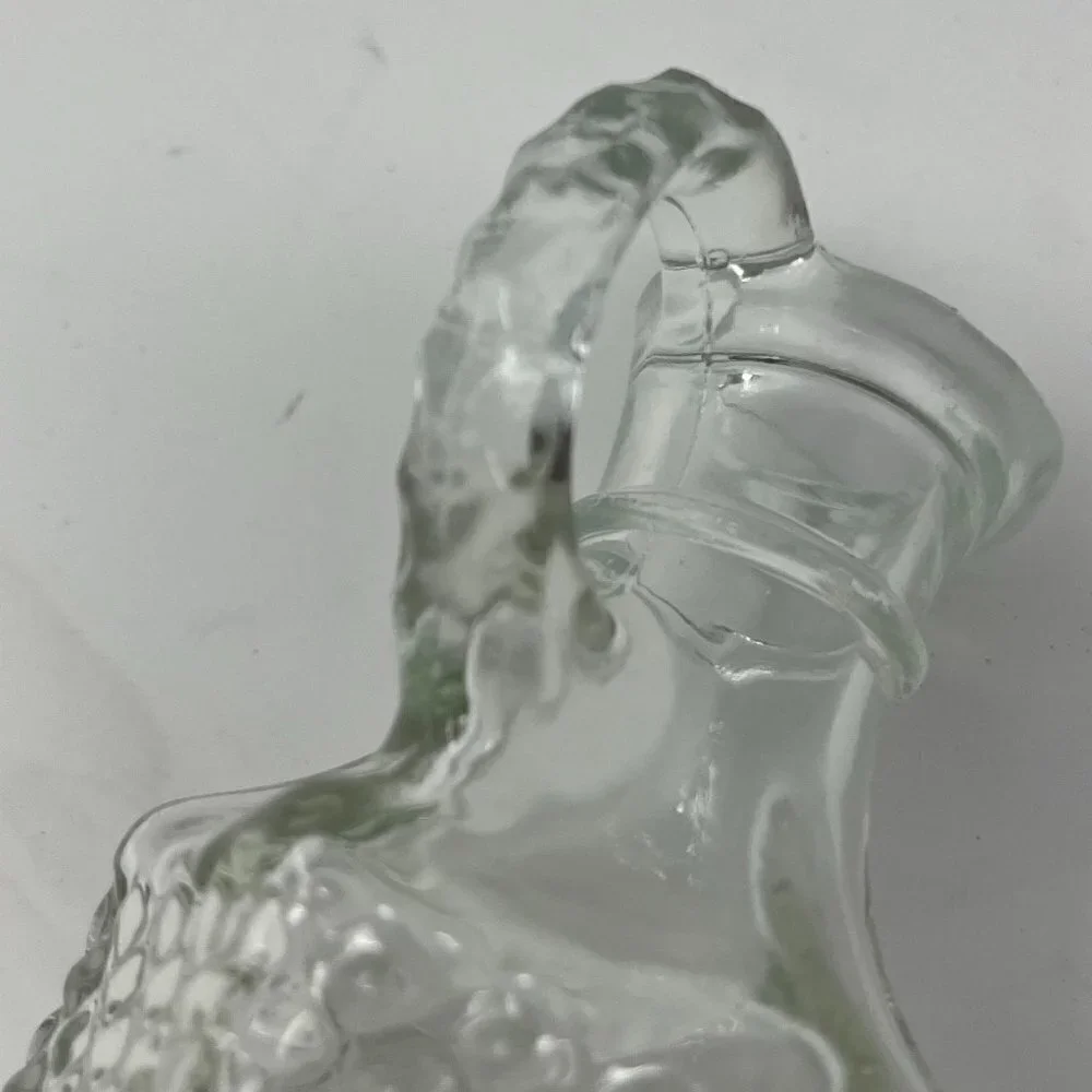 vintage anchor hocking wexford glass carafe pitcher clear